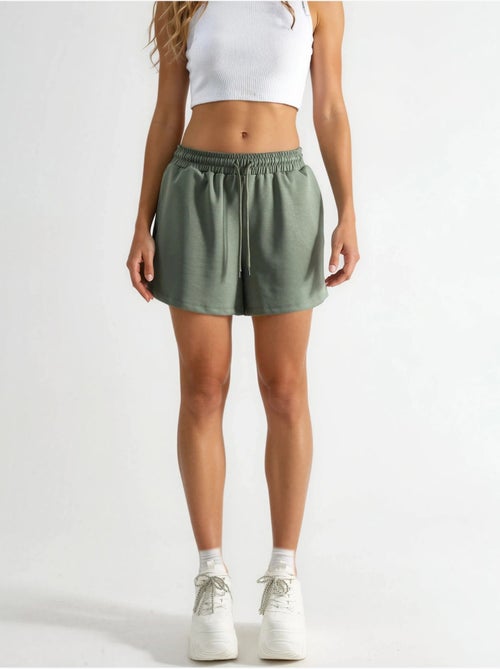 Shorts in modal con vita elastica e tasche busem - Kiabi Shorts in modal con vita elastica e tasche busem - Kiabi
