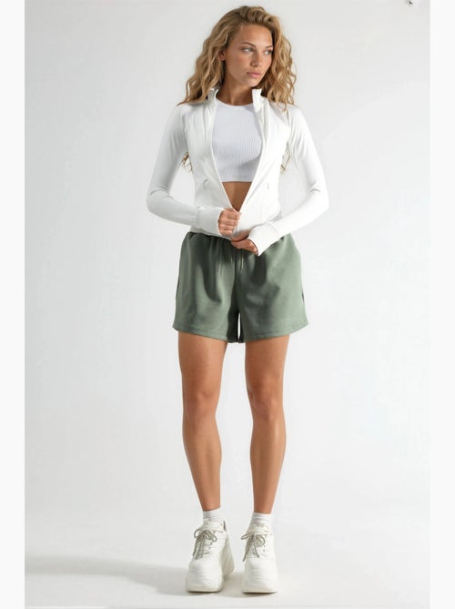 Shorts in modal con vita elastica e tasche busem - Kiabi Shorts in modal con vita elastica e tasche busem - Kiabi