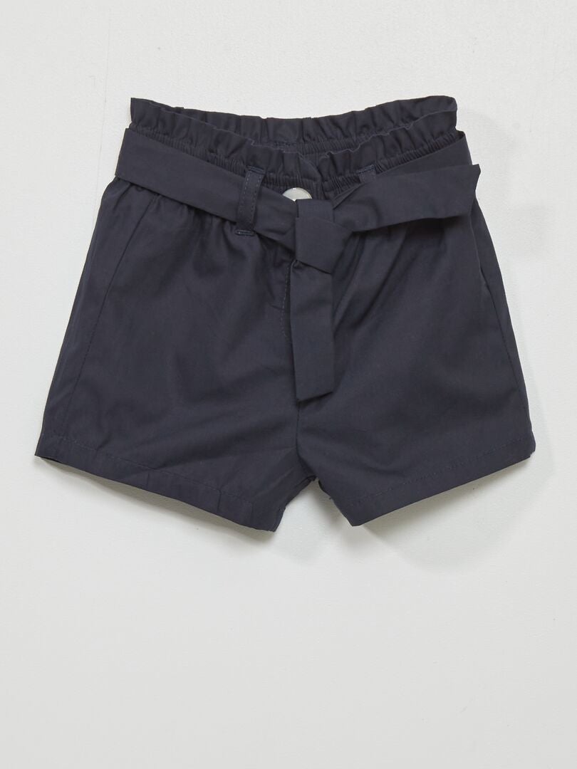 Shorts in popeline BLU - Kiabi
