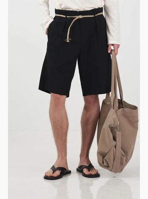Shorts in popeline con cintura, vita media e vestibilità relaxed giesto - Kiabi