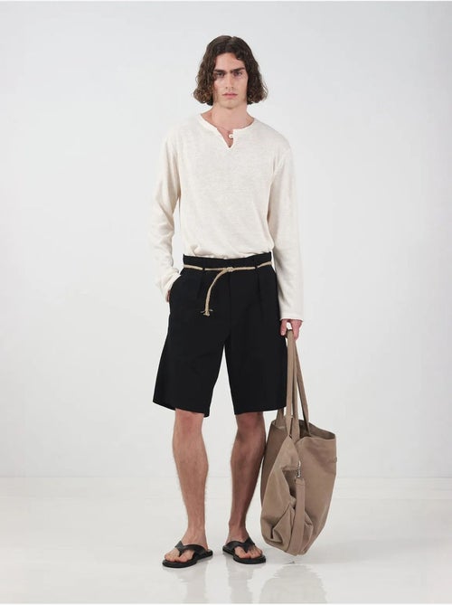 Shorts in popeline con cintura, vita media e vestibilità relaxed giesto - Kiabi