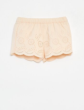 Shorts in ricami punto inglese