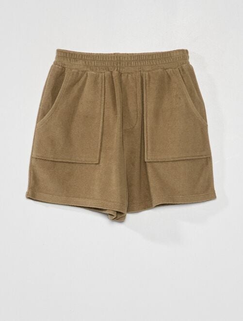 Shorts in spugna con vita elasticizzata - Kiabi