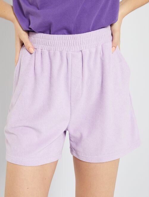 Shorts in spugna - VIOLA - Kiabi - 8.00€