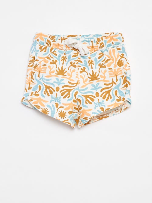 Shorts in tessuto felpato - Graphik Edition - Kiabi