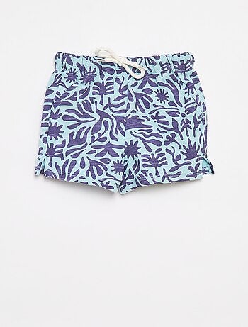 Shorts in tessuto felpato - Graphik Edition