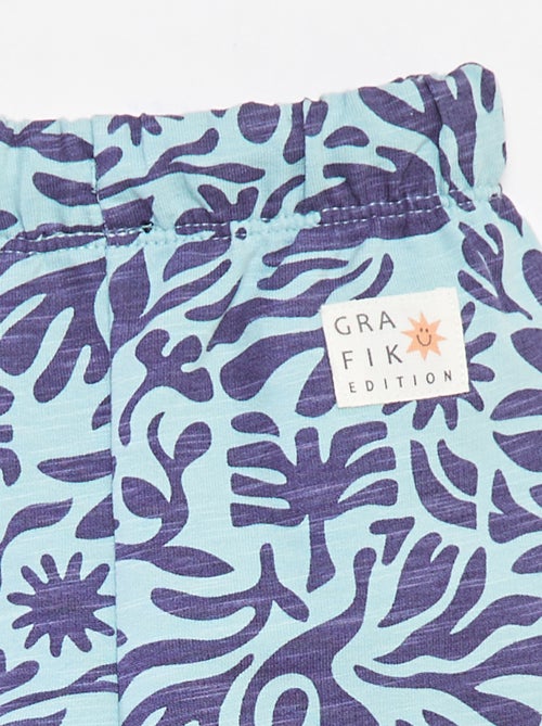 Shorts in tessuto felpato - Graphik Edition - Kiabi