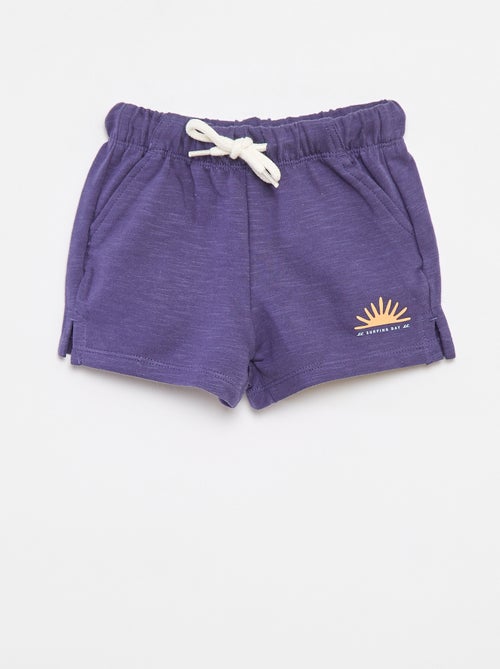 Shorts in tessuto felpato - Graphik Edition - Kiabi