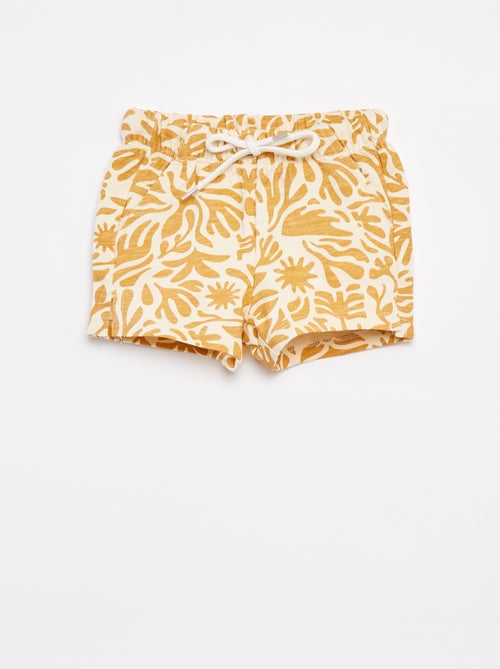 Shorts in tessuto felpato - Graphik Edition - Kiabi