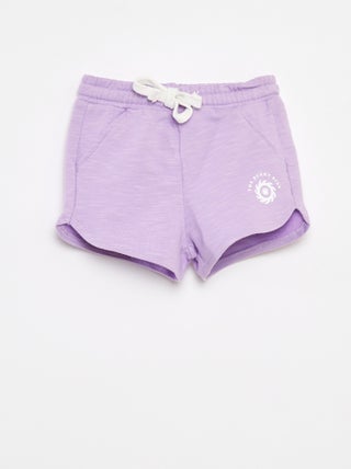 Shorts in tessuto felpato - Graphik Edition
