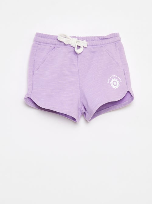 Shorts in tessuto felpato - Graphik Edition - Kiabi