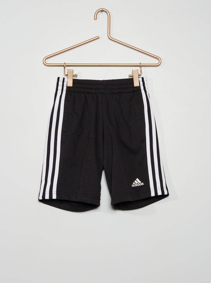 Shorts in tessuto felpato 'adidas' NERO - Kiabi