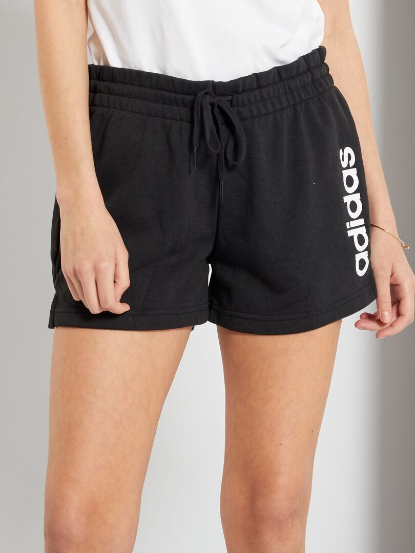 Shorts in tessuto felpato 'adidas' NERO - Kiabi