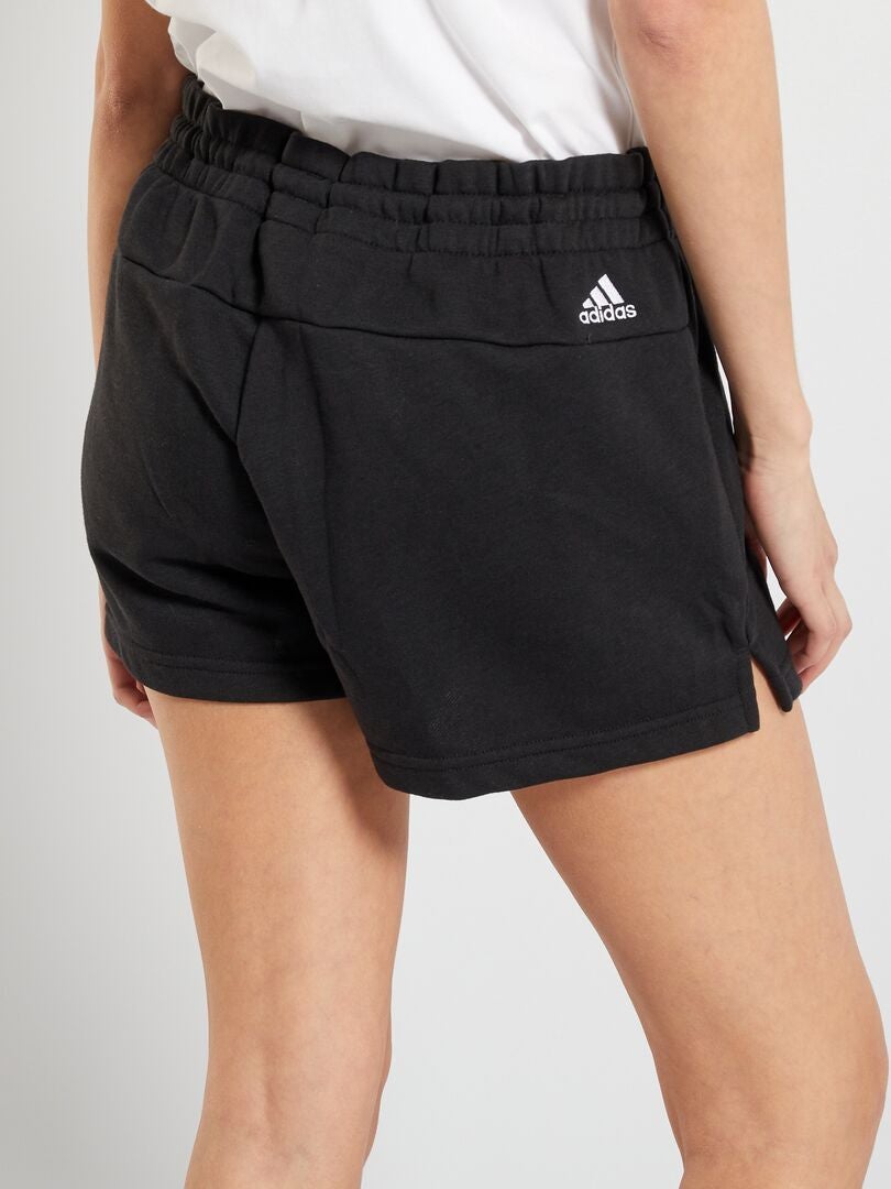 Shorts in tessuto felpato 'adidas' NERO - Kiabi