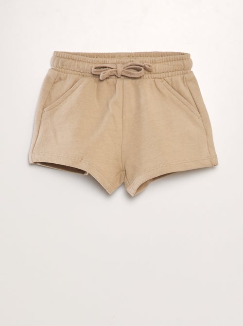 Shorts in tessuto felpato - Kiabi