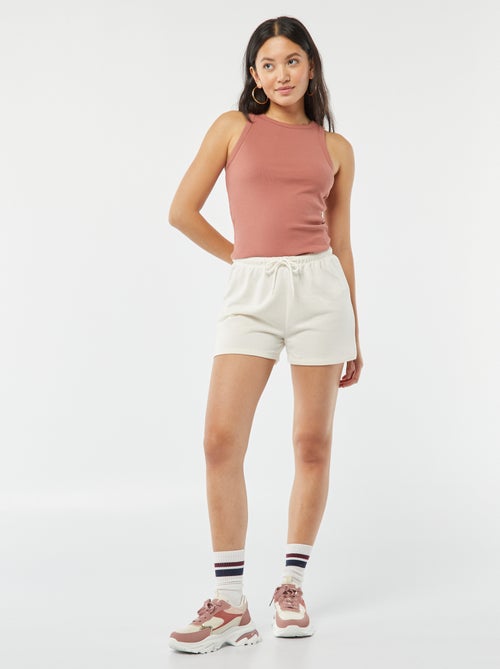 Shorts in tessuto felpato - Kiabi