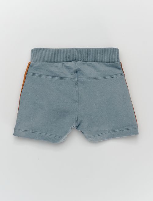 Shorts in tessuto felpato bicolore - grigio - Kiabi - 6.00€