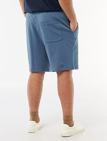 Shorts in tessuto felpato