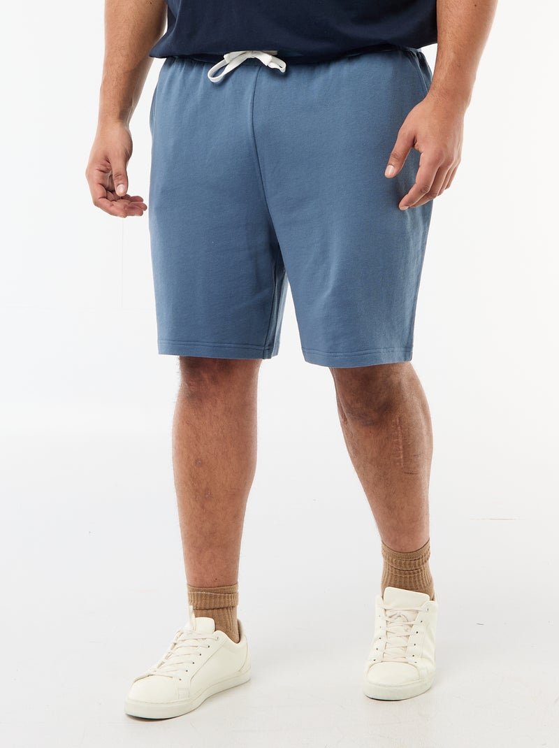 Shorts in tessuto felpato Blu - Kiabi
