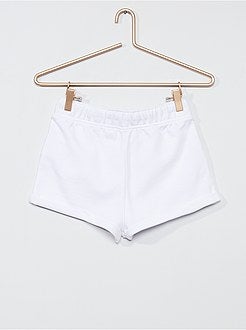 Shorts in tessuto felpato con bande - Kiabi