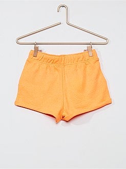 Shorts in tessuto felpato con bande - Kiabi