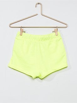 Shorts in tessuto felpato con bande - Kiabi