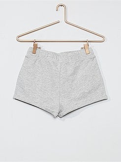 Shorts in tessuto felpato con bande - Kiabi