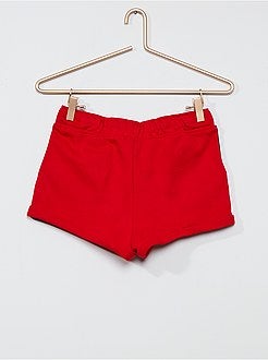 Shorts in tessuto felpato con bande - Kiabi