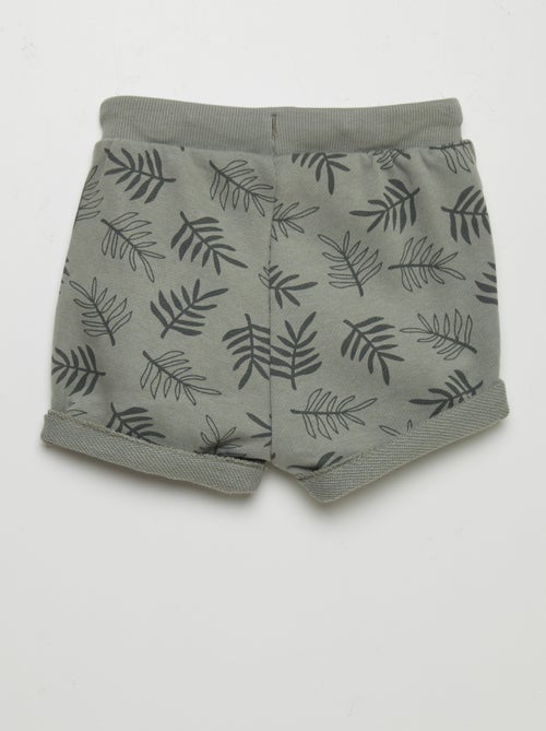 Shorts in tessuto felpato con stampa - Kiabi