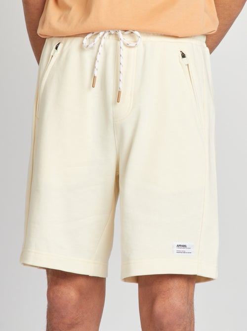 Shorts in tessuto felpato con tasche con zip - Kiabi