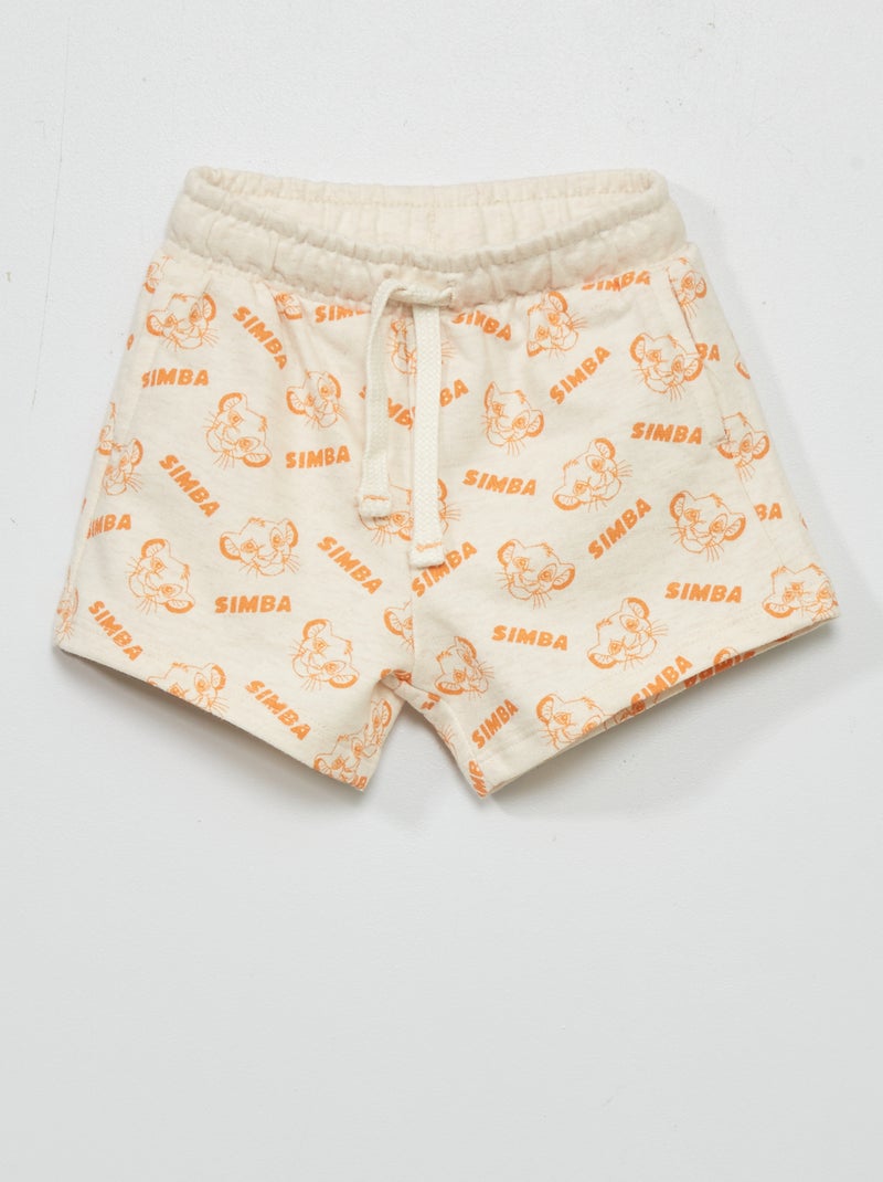 Shorts in tessuto felpato 'Disney Baby' BEIGE - Kiabi