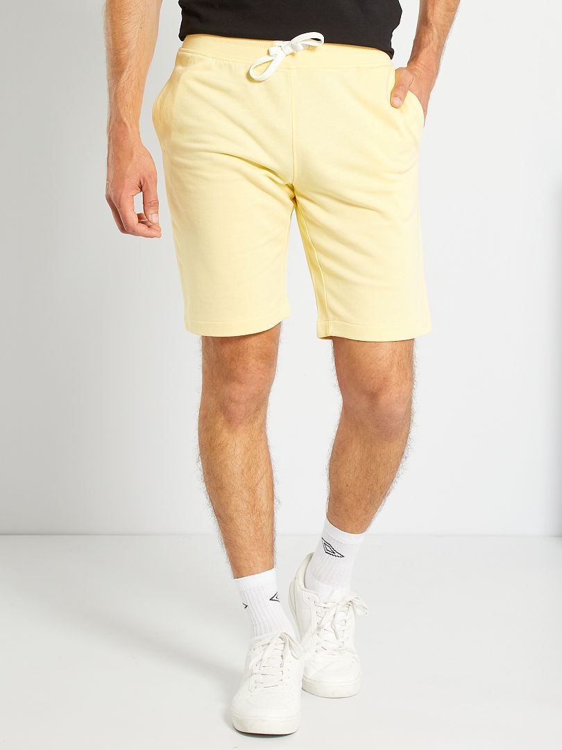 Shorts in tessuto felpato giallo dorato - Kiabi