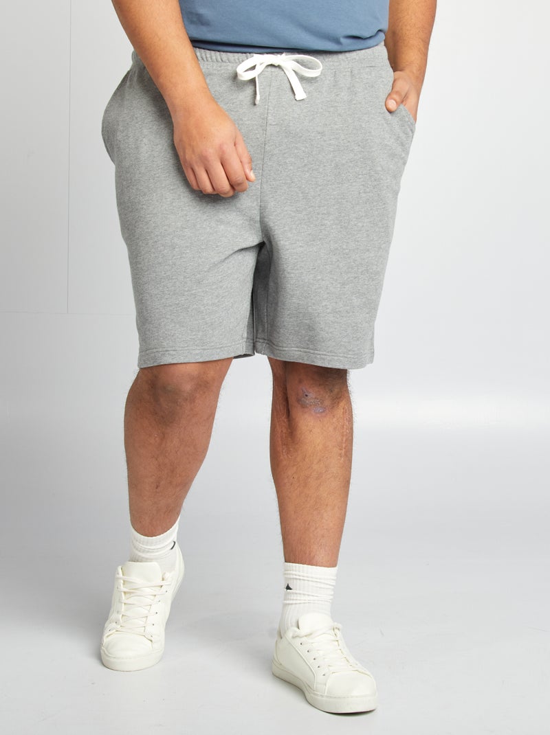 Shorts in tessuto felpato GRIGIO - Kiabi