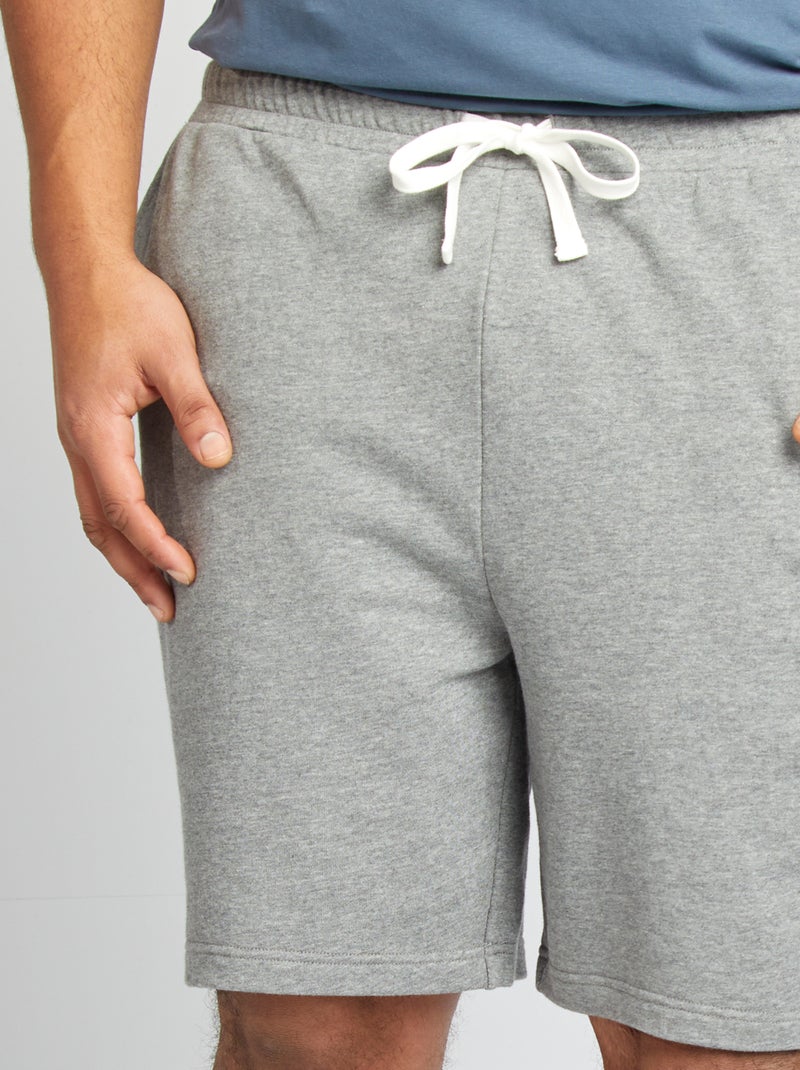 Shorts in tessuto felpato GRIGIO - Kiabi