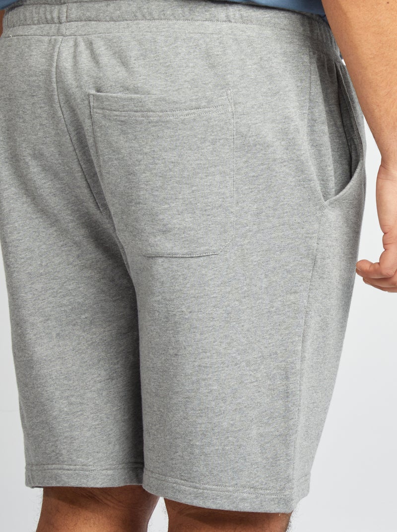 Shorts in tessuto felpato GRIGIO - Kiabi