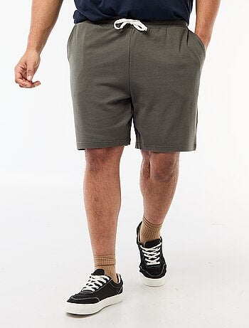 Shorts in tessuto felpato