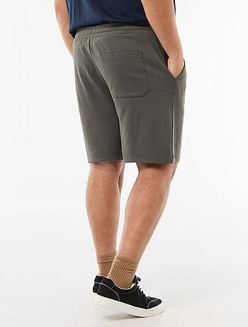 Shorts in tessuto felpato