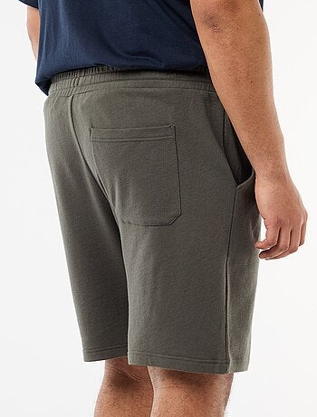 Shorts in tessuto felpato