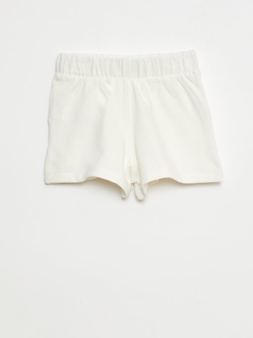Shorts in tessuto felpato leggero - Kiabi