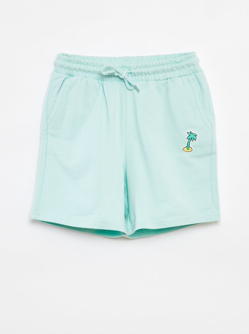 Shorts in tessuto felpato leggero Blu - Kiabi