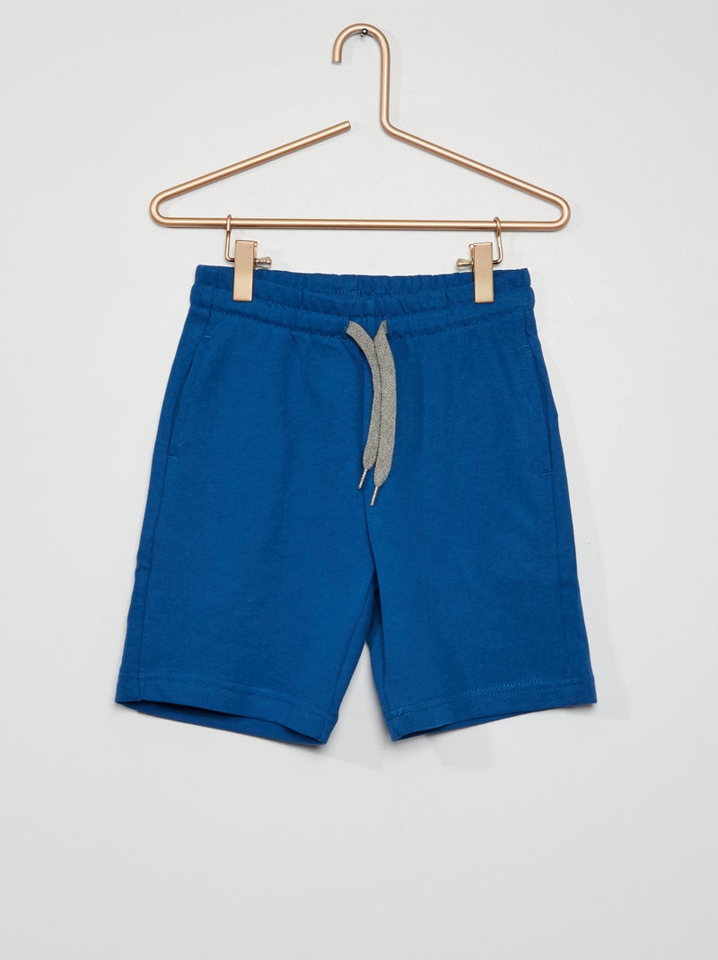 Shorts in tessuto felpato leggero BLU - Kiabi