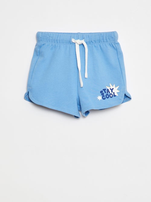 Shorts in tessuto felpato leggero con motivo - Grafik Edition - Kiabi