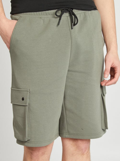 Shorts in tessuto felpato leggero con tasche con patta - Kiabi