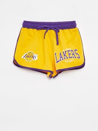 Shorts in tessuto felpato leggero 'Lakers'