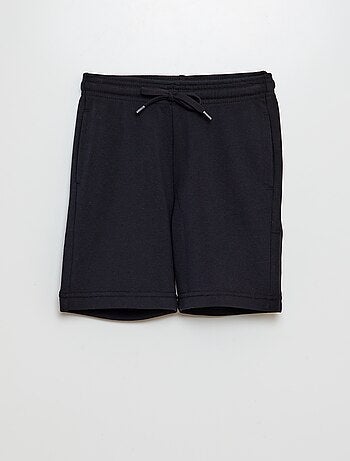 Shorts in tessuto felpato leggero