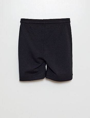 Shorts in tessuto felpato leggero