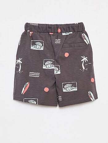 Shorts in tessuto felpato leggero