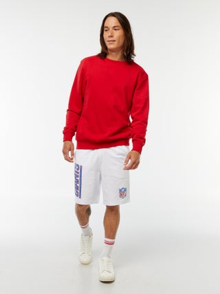 Shorts in tessuto felpato leggero 'NFL'