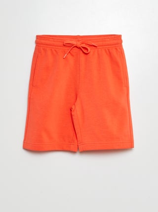 Shorts in tessuto felpato leggero