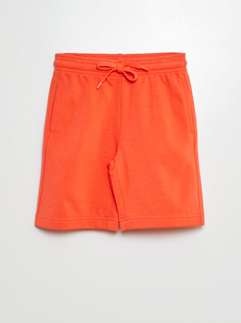 Shorts in tessuto felpato leggero ROSSO - Kiabi